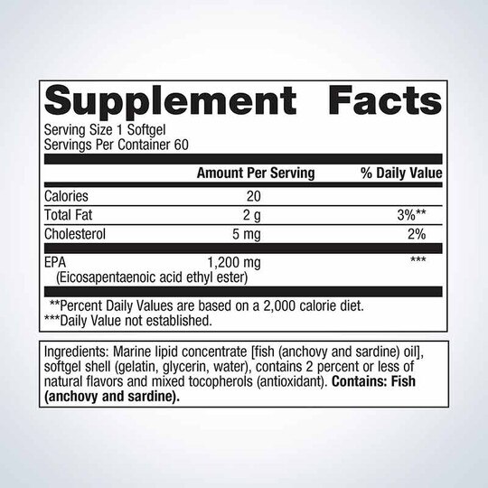 OmegaGenics Fish Oil EPA 1200 mg, MGS